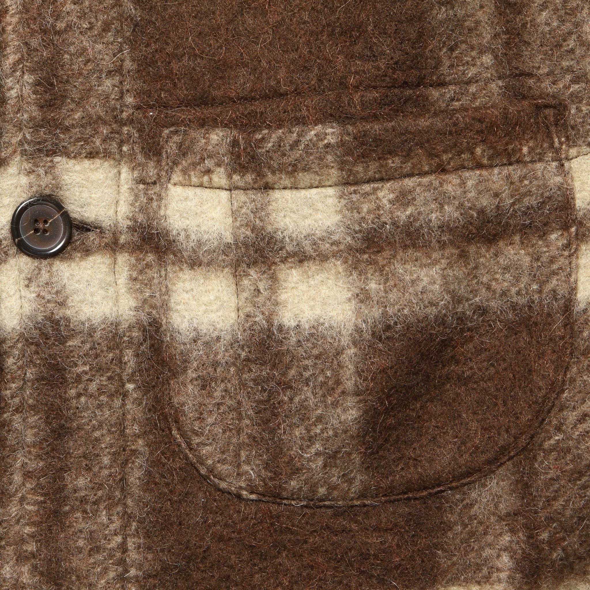 
                          Soft Wool Field Jacket - Brown Plaid - Universal Works - STAG Provisions - Outerwear - Coat / Jacket
                        