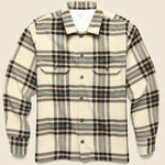 Utility Shirt - Charcoal Cosy Check - Universal Works - STAG Provisions - Tops - L/S Woven - Plaid