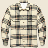 Utility Shirt - Charcoal Cosy Check - Universal Works - STAG Provisions - Tops - L/S Woven - Plaid