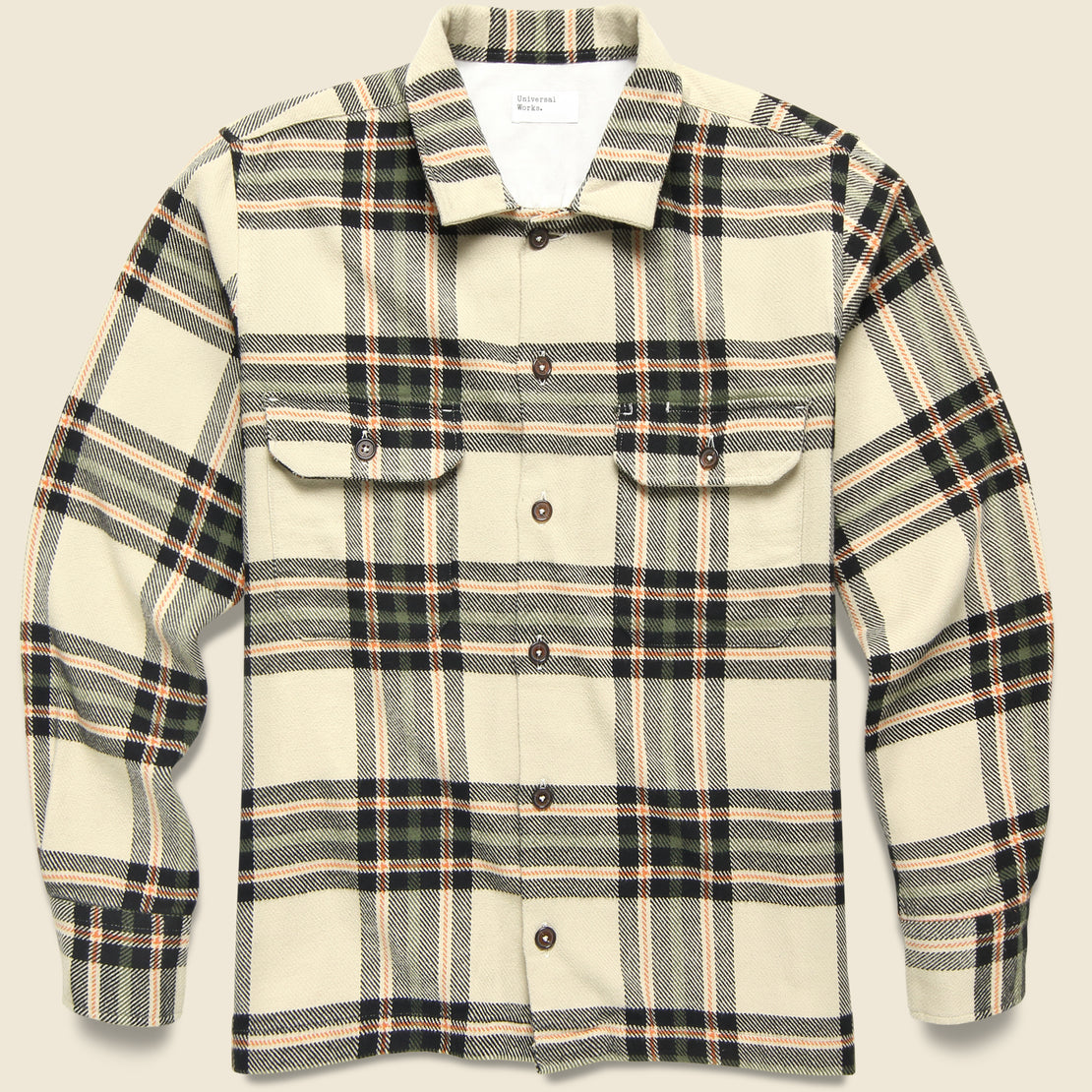 Universal Works Utility Shirt - Charcoal Cosy Check
