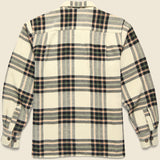 Utility Shirt - Charcoal Cosy Check - Universal Works - STAG Provisions - Tops - L/S Woven - Plaid