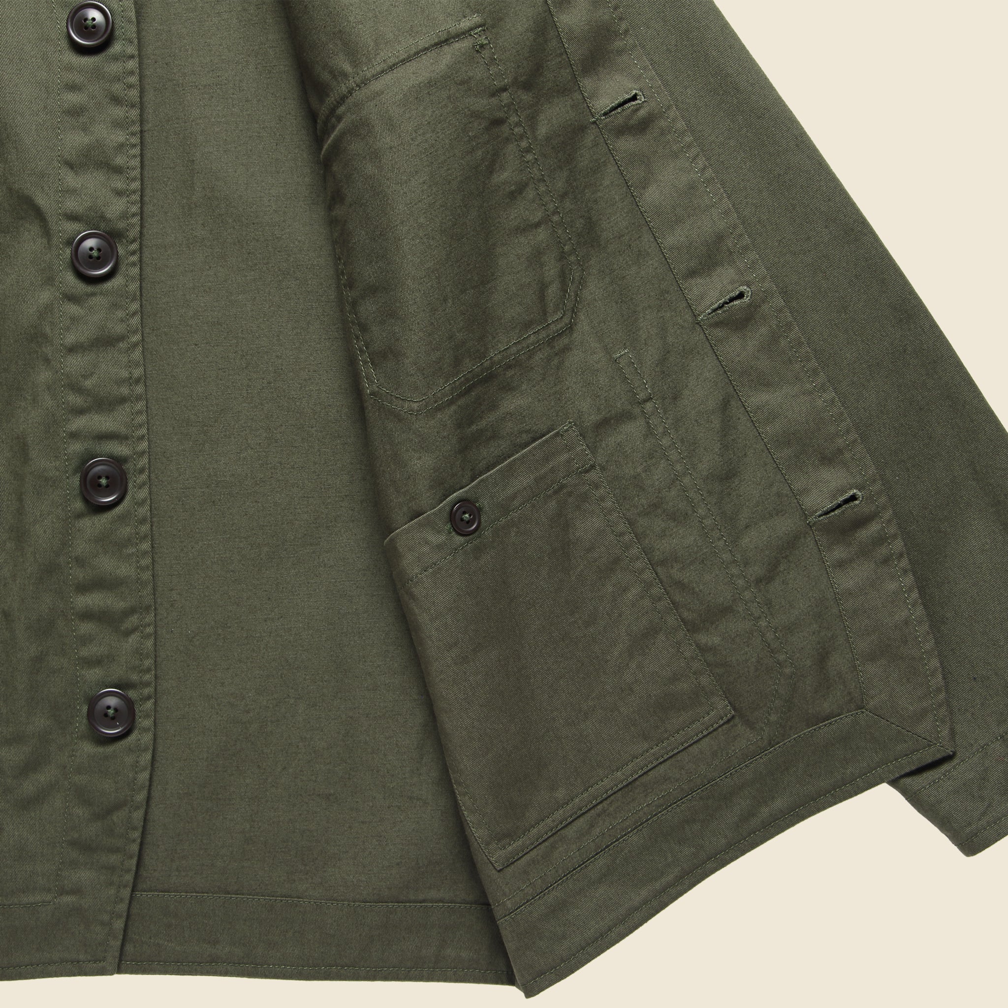 
                          Cabin Jacket - Olive - Universal Works - STAG Provisions - Outerwear - Coat / Jacket
                        