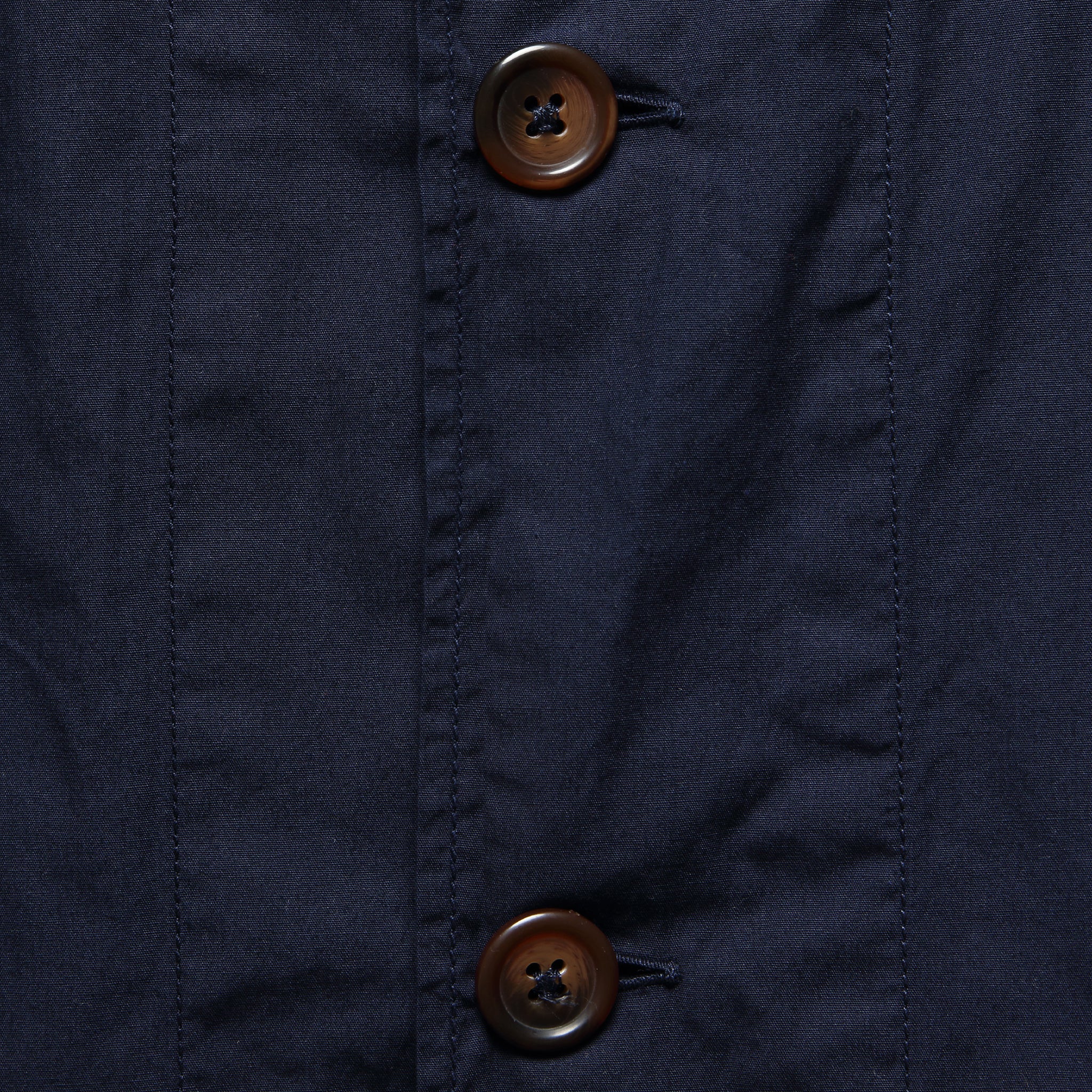 Bakers Overshirt - Navy - Universal Works - STAG Provisions - Tops - L/S Woven - Overshirt