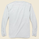 Split Neck Shirt - Grey - Universal Works - STAG Provisions - Tops - L/S Woven - Solid