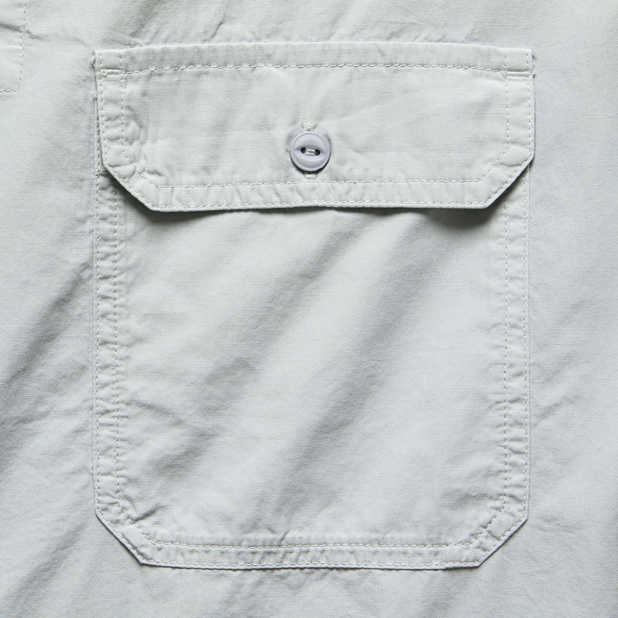 Split Neck Shirt - Grey - Universal Works - STAG Provisions - Tops - L/S Woven - Solid
