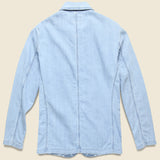 Bakers Jacket - Indigo Summer Denim - Universal Works - STAG Provisions - Outerwear - Coat / Jacket