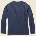 Cabin Jacket  - Indigo Denim - Universal Works - STAG Provisions - Outerwear - Shirt Jacket