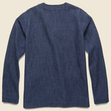 Cabin Jacket  - Indigo Denim - Universal Works - STAG Provisions - Outerwear - Shirt Jacket
