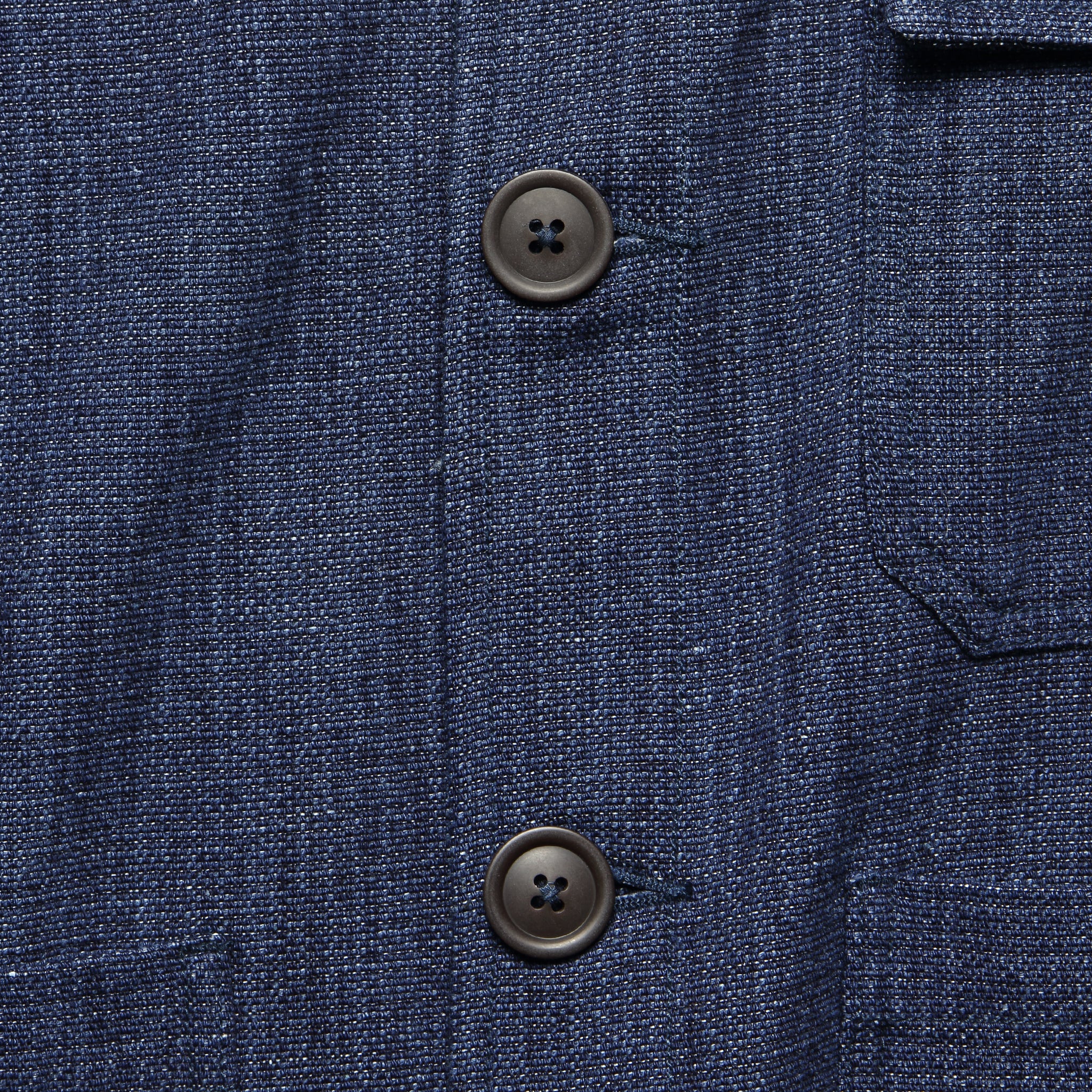Cabin Jacket  - Indigo Denim - Universal Works - STAG Provisions - Outerwear - Shirt Jacket