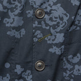 Bakers Jacket - Navy Flower Print Poplin - Universal Works - STAG Provisions - Outerwear - Shirt Jacket