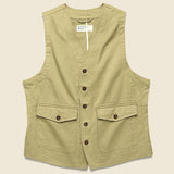 Field Twill Waistcoat - Sand - Universal Works - STAG Provisions - Suiting - Sport Coat