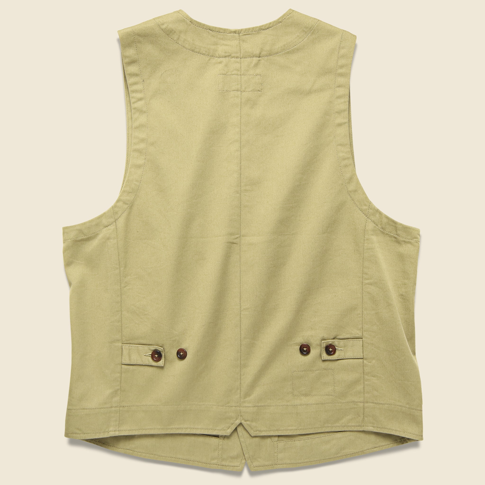Field Twill Waistcoat - Sand - Universal Works - STAG Provisions - Suiting - Sport Coat