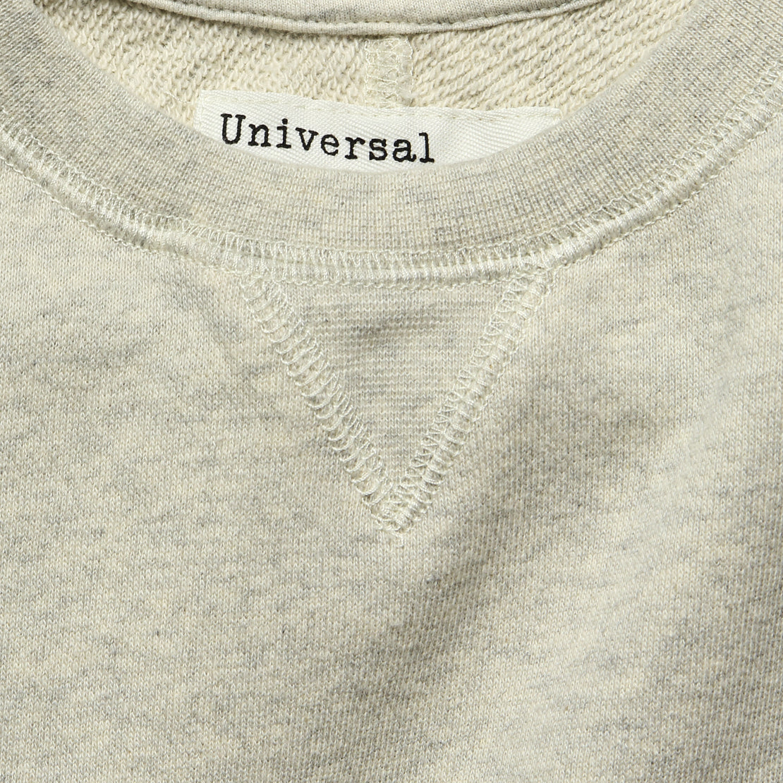 Crew Fleece Sweatshirt - Sand Marl - Universal Works - STAG Provisions - Tops - Fleece / Sweatshirt