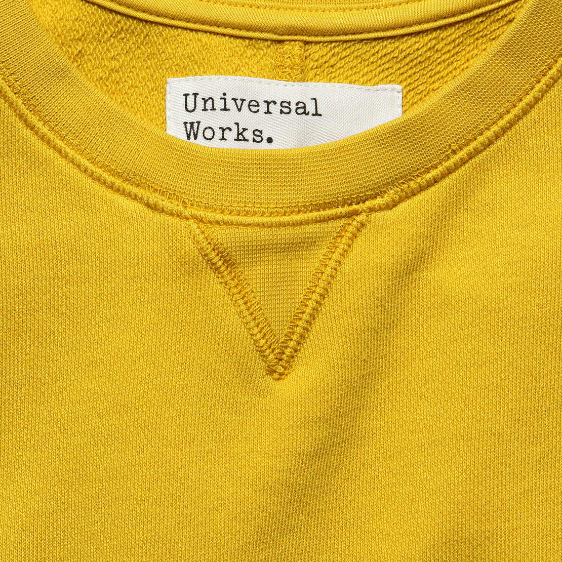 Crew Fleece Sweatshirt - Sunshine - Universal Works - STAG Provisions - Tops - Fleece / Sweatshirt