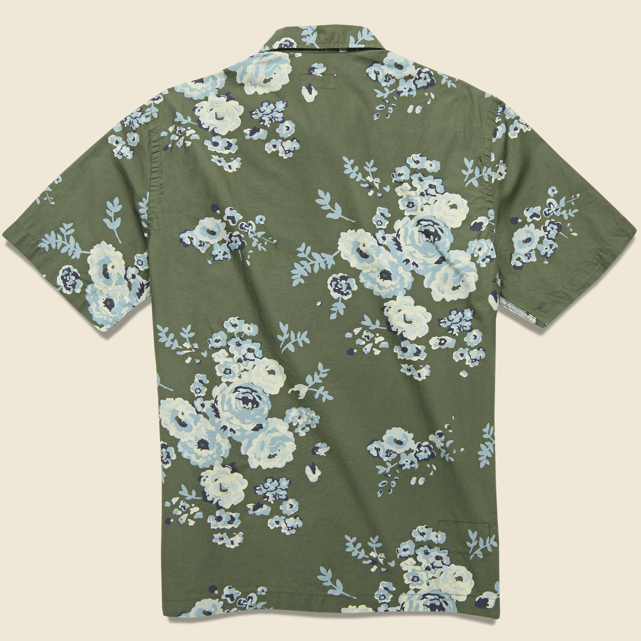 
                          Road Shirt - Olive Flower - Universal Works - STAG Provisions - Tops - S/S Woven - Floral
                        