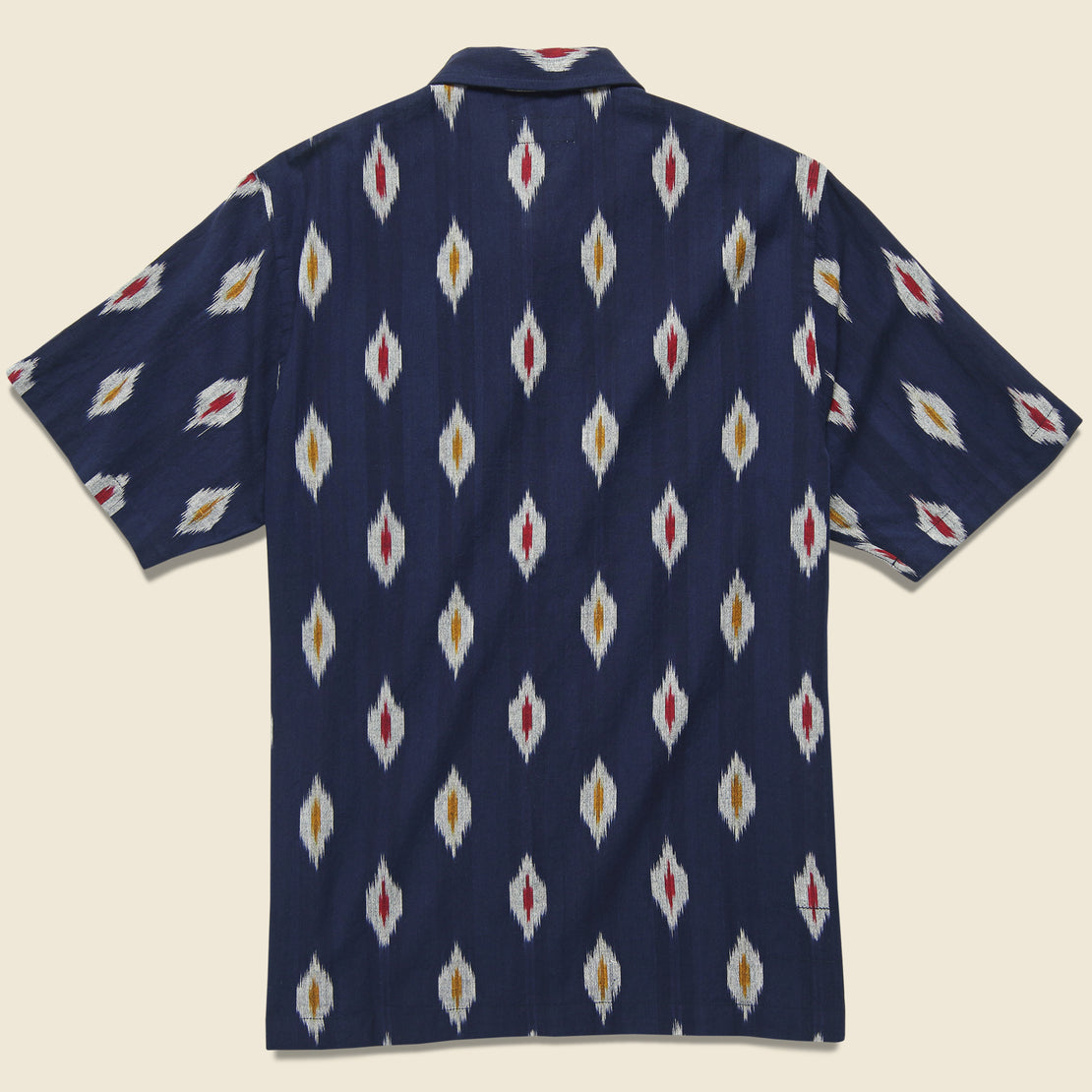 Road Shirt - Indigo Ikat - Universal Works - STAG Provisions - Tops - S/S Woven - Other Pattern