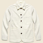 Bakers Jacket - Ecru - Universal Works - STAG Provisions - Outerwear - Coat / Jacket