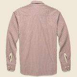 Everyday Shirt - Brown Gingham Seersucker - Universal Works - STAG Provisions - Tops - L/S Woven - Plaid