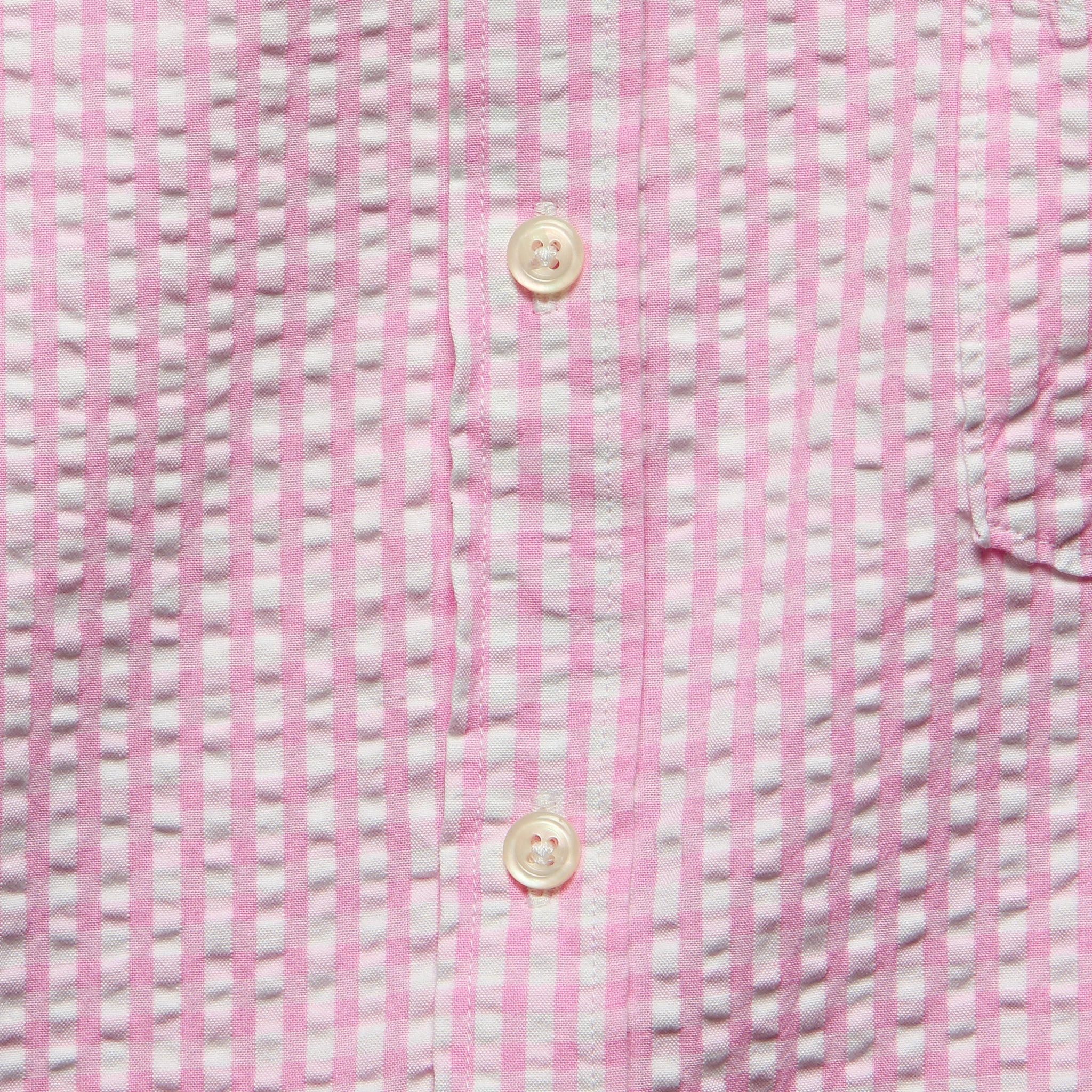 
                          Everyday Shirt - Pink Gingham Seersucker - Universal Works - STAG Provisions - Tops - L/S Woven - Plaid
                        