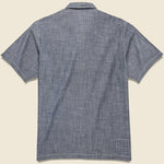 The Summer Overshirt - Indigo Chambray - Universal Works - STAG Provisions - Tops - S/S Woven - Solid