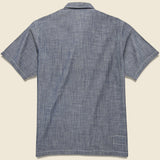 The Summer Overshirt - Indigo Chambray - Universal Works - STAG Provisions - Tops - S/S Woven - Solid