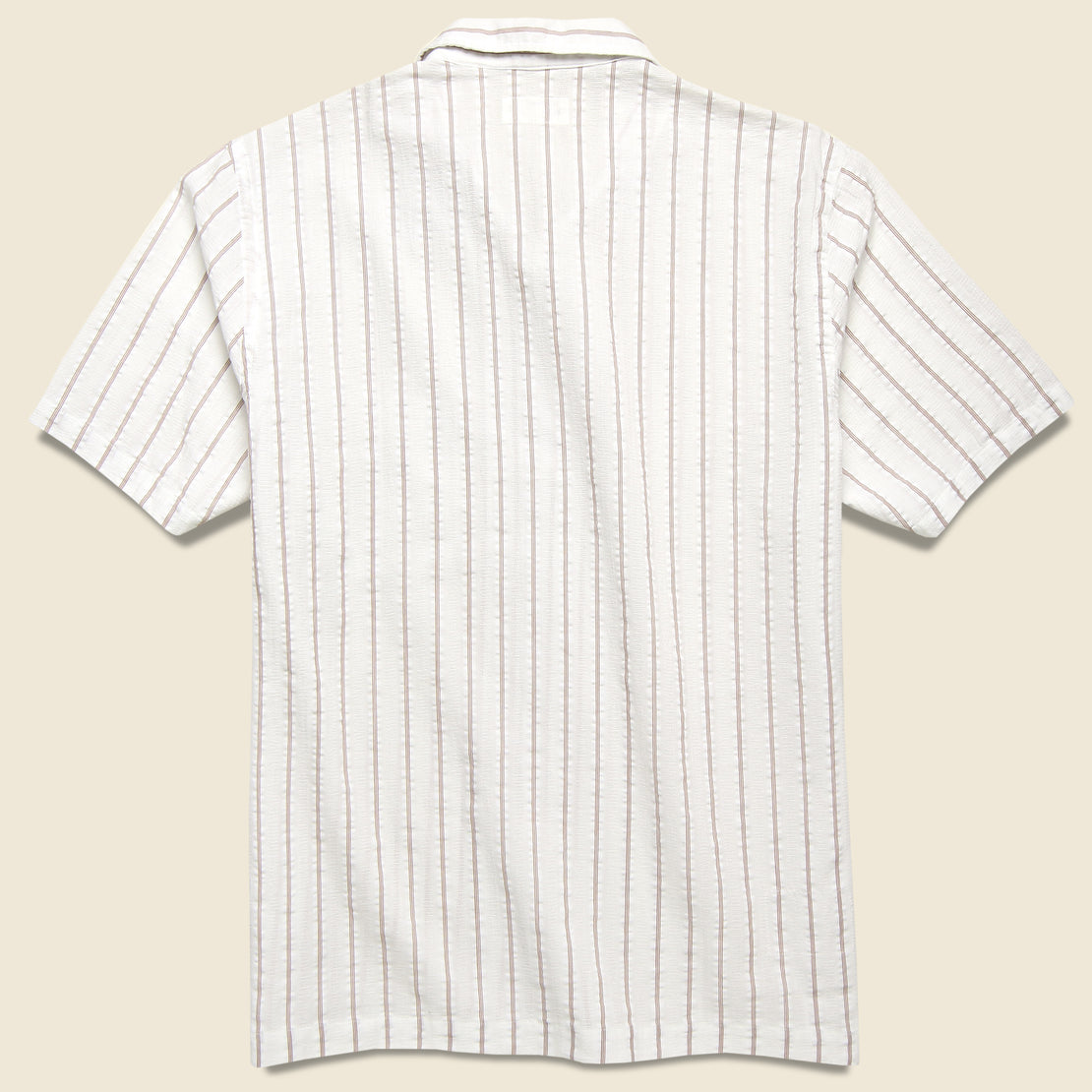 Road Shirt - White/Raisin Rancho Stripe