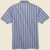 Road Summer Shirt - Blue Stripe - Universal Works - STAG Provisions - Tops - S/S Woven - Stripe