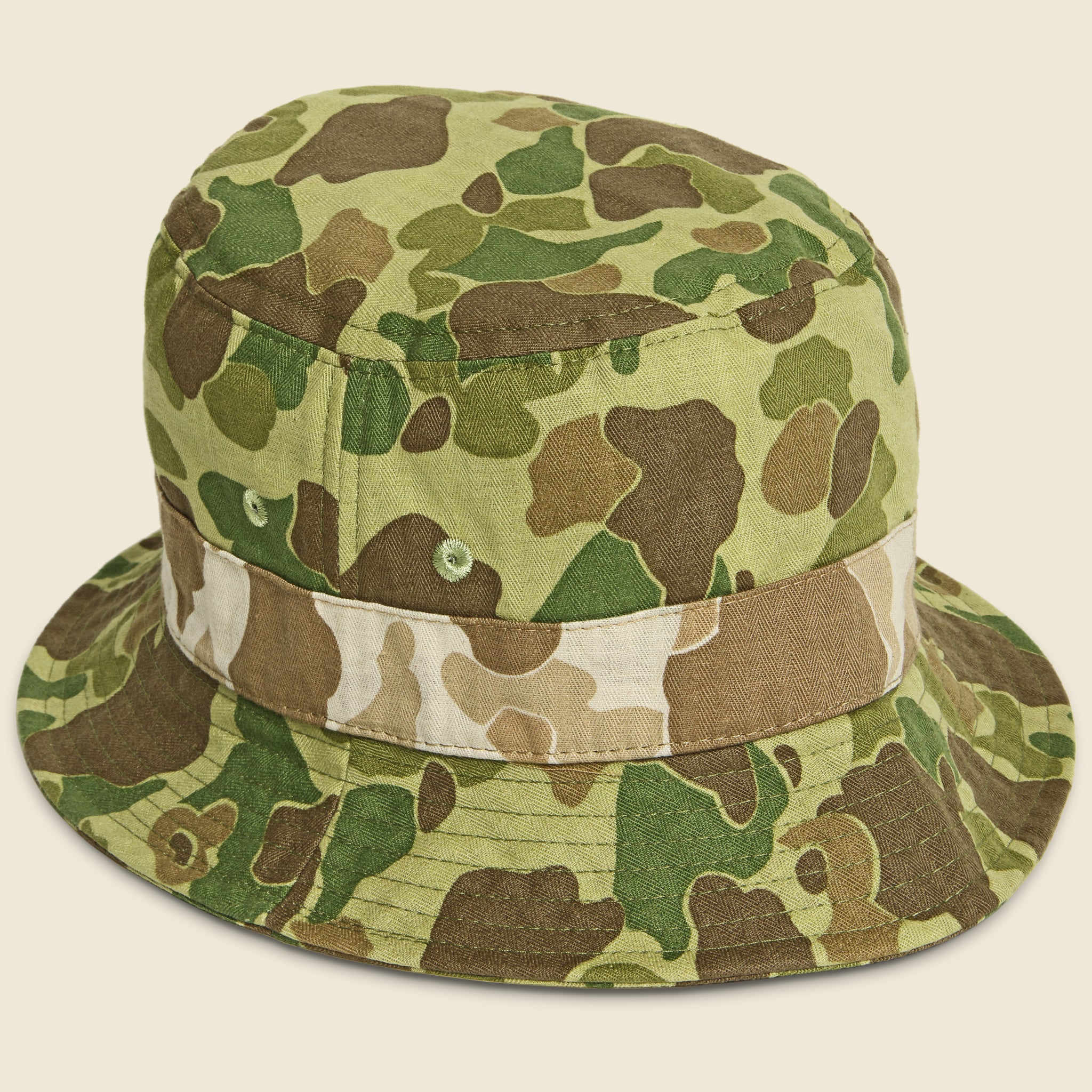 Frogskin Camo Bucket Hat - Jungle - Universal Works - STAG Provisions - Accessories - Hats