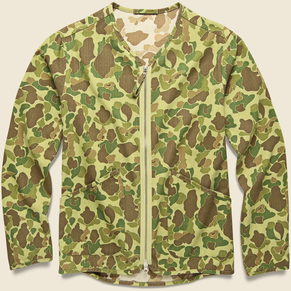 Universal Works Frogskin Camo Military Liner Jacket - Jungle