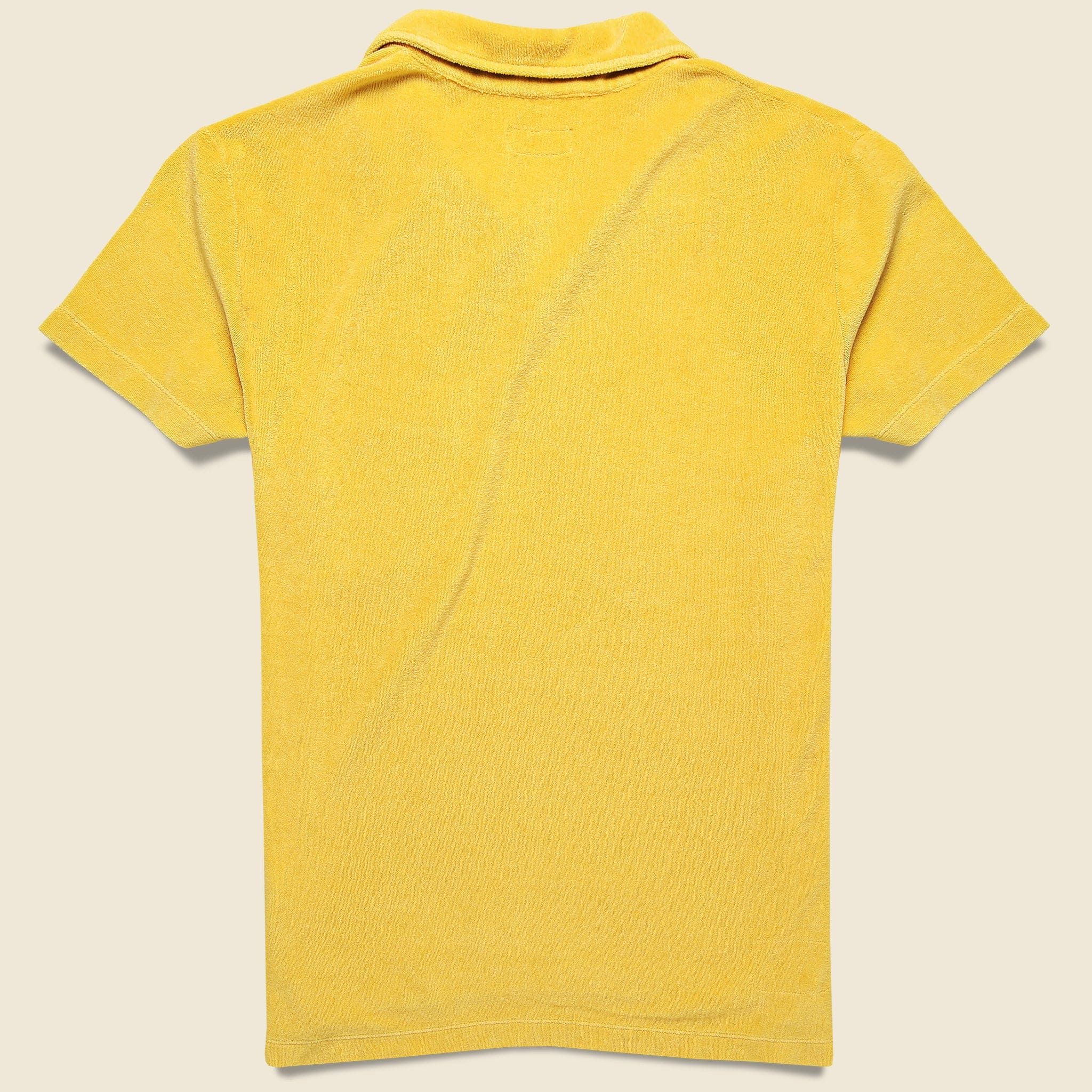 Terry Fleece Vacation Polo - Gold - Universal Works - STAG Provisions - Tops - S/S Knit