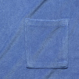 Terry Fleece Vacation Polo - Blue - Universal Works - STAG Provisions - Tops - S/S Knit