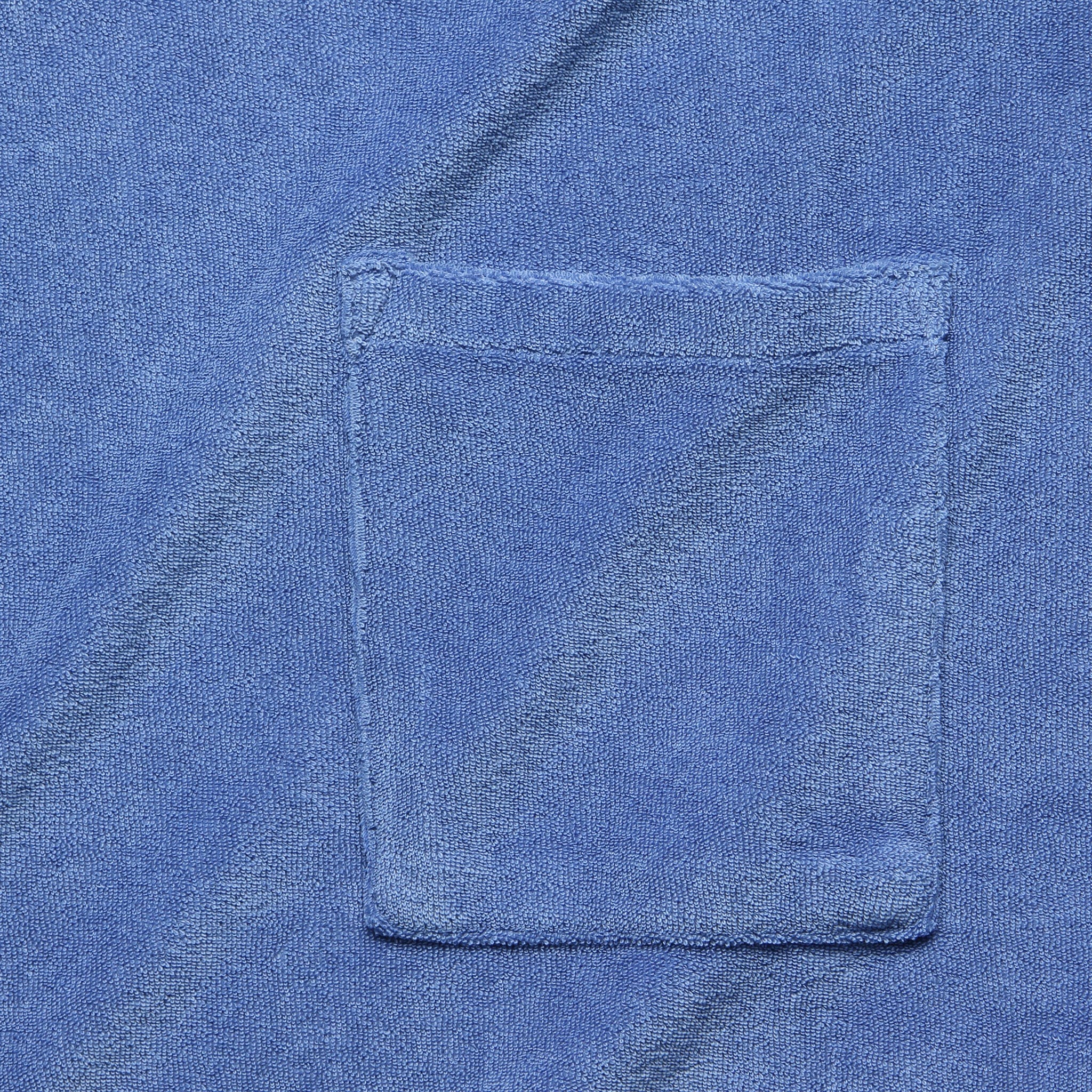 Terry Fleece Vacation Polo - Blue - Universal Works - STAG Provisions - Tops - S/S Knit