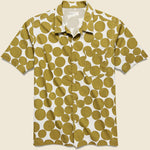 Dot Print Road Shirt - Gold - Universal Works - STAG Provisions - Tops - S/S Woven - Dot