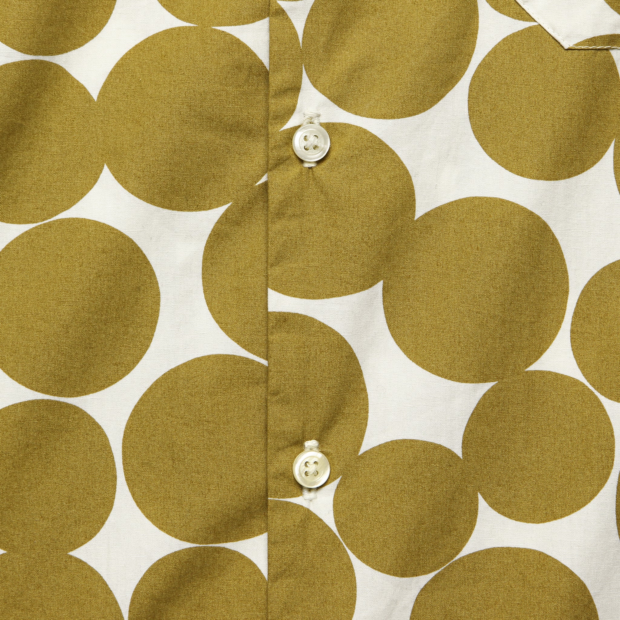 Dot Print Road Shirt - Gold - Universal Works - STAG Provisions - Tops - S/S Woven - Dot