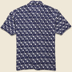 Ikat Road Shirt - Indigo - Universal Works - STAG Provisions - Tops - S/S Woven - Other Pattern