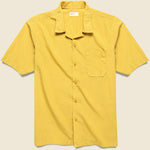 Organic Poplin Road Shirt - Gold - Universal Works - STAG Provisions - Tops - S/S Woven - Solid