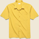 Organic Poplin Road Shirt - Gold - Universal Works - STAG Provisions - Tops - S/S Woven - Solid