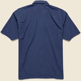 Organic Poplin Road Shirt - Navy - Universal Works - STAG Provisions - Tops - S/S Woven - Solid