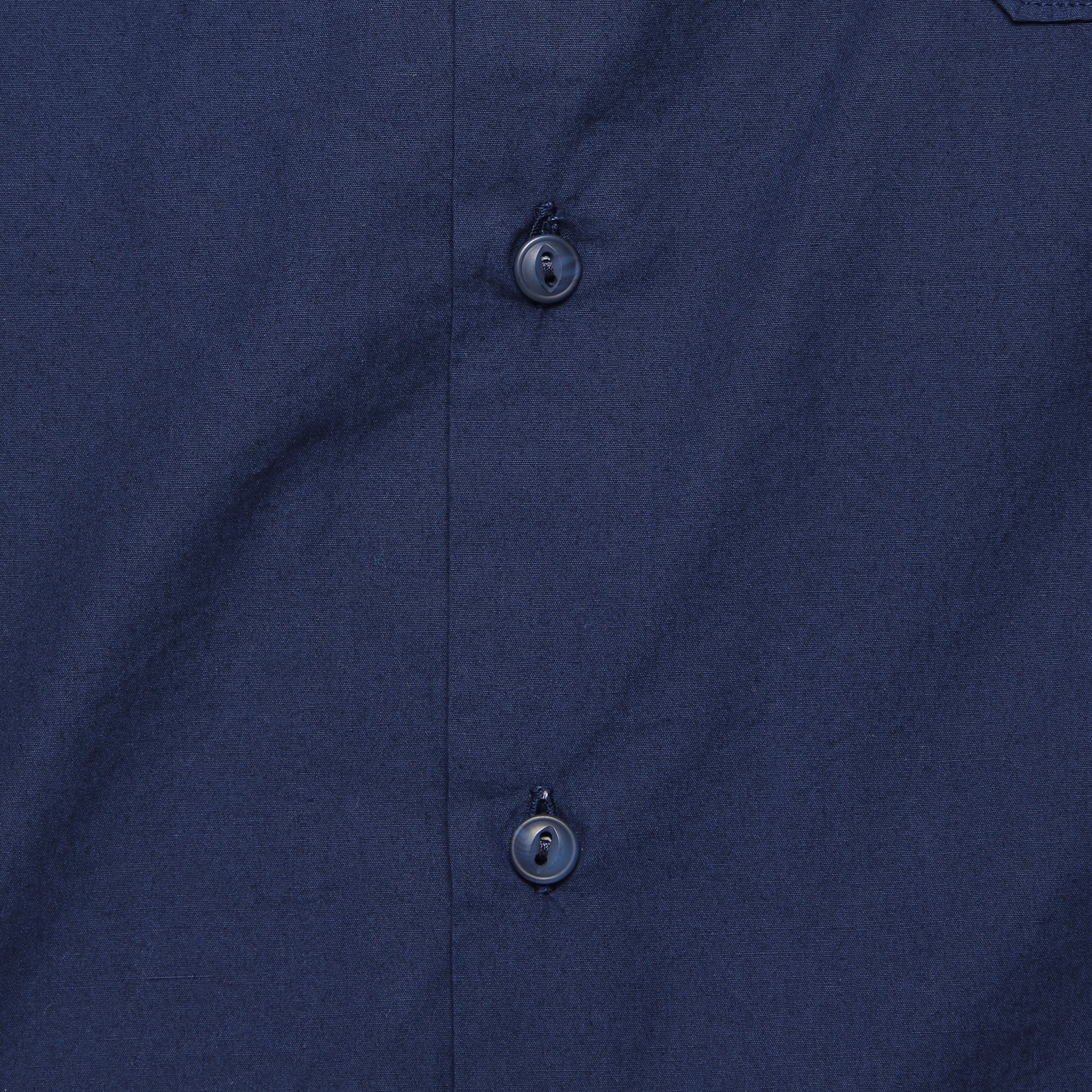 Organic Poplin Road Shirt - Navy - Universal Works - STAG Provisions - Tops - S/S Woven - Solid
