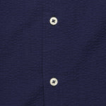 Bengal Seersucker Road Shirt - Navy - Universal Works - STAG Provisions - Tops - S/S Woven - Solid