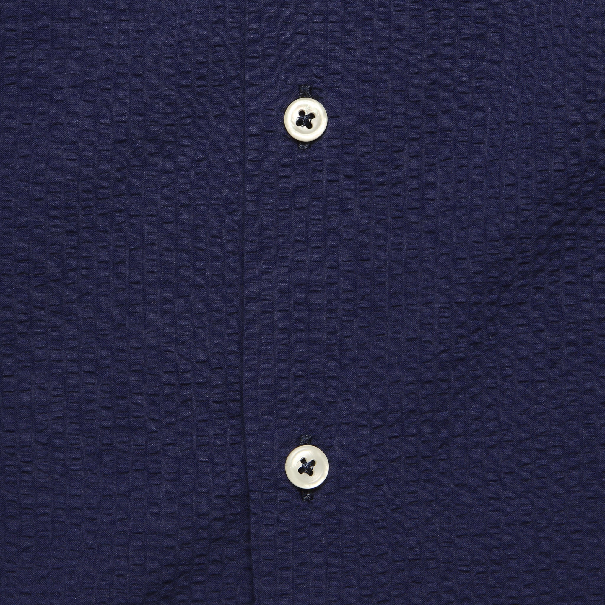 Bengal Seersucker Road Shirt - Navy - Universal Works - STAG Provisions - Tops - S/S Woven - Solid