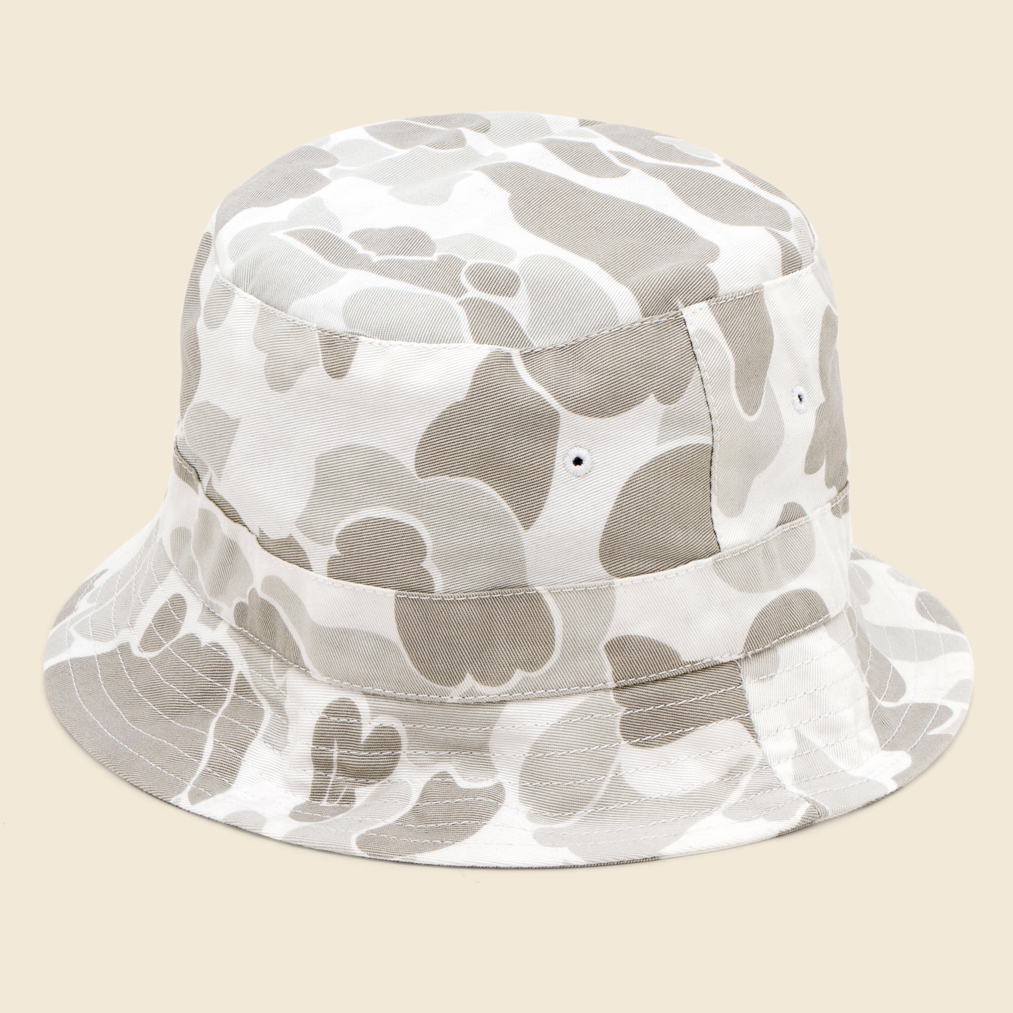 Cotton Camo Bucket Hat - Ecru - Universal Works - STAG Provisions - Accessories - Hats
