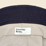 Merida Seersucker Bucket Hat - Navy - Universal Works - STAG Provisions - Accessories - Hats