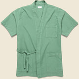 Short Sleeve Oxford Kyoto Shirt - Green - Universal Works - STAG Provisions - Tops - S/S Woven - Solid