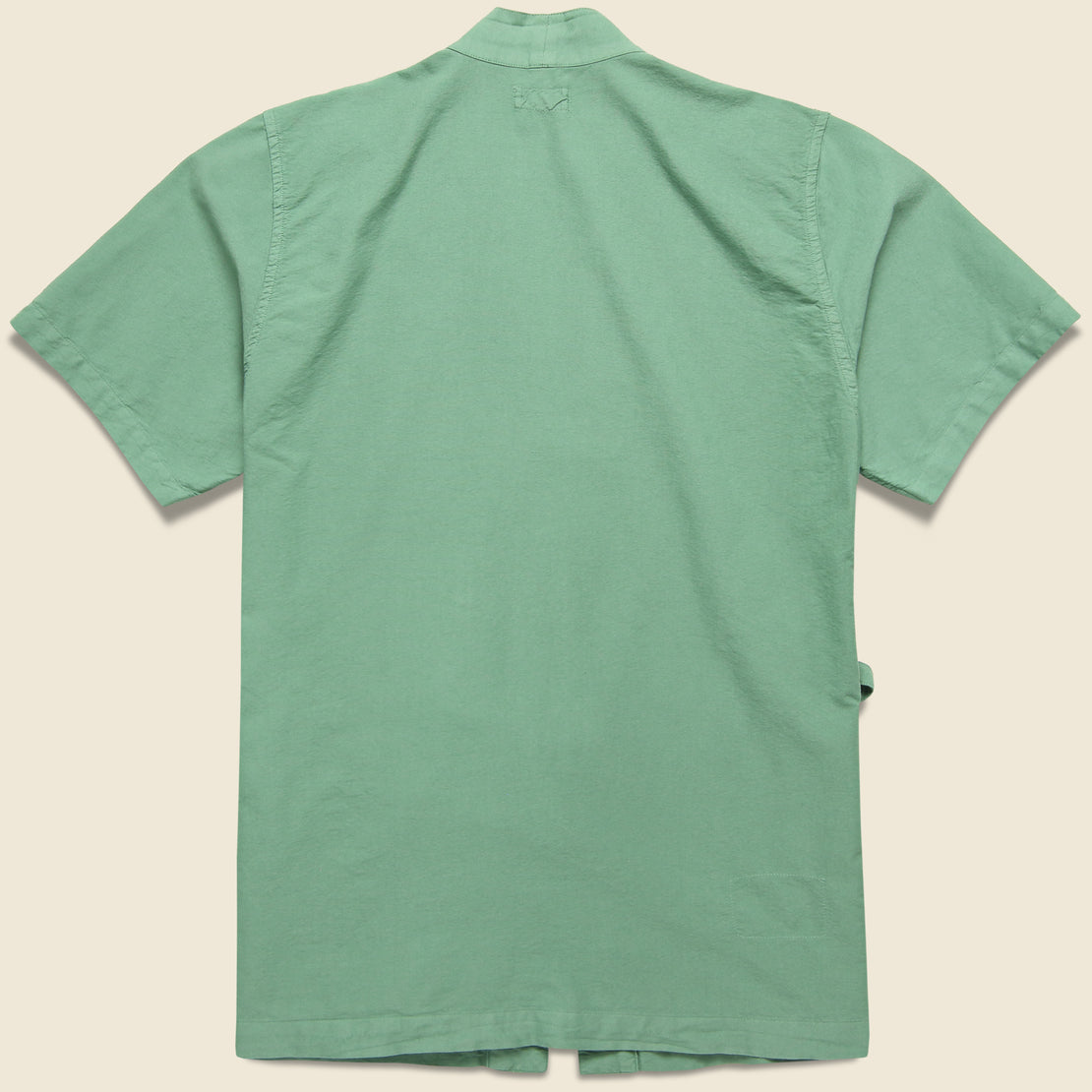Short Sleeve Oxford Kyoto Shirt - Green - Universal Works - STAG Provisions - Tops - S/S Woven - Solid