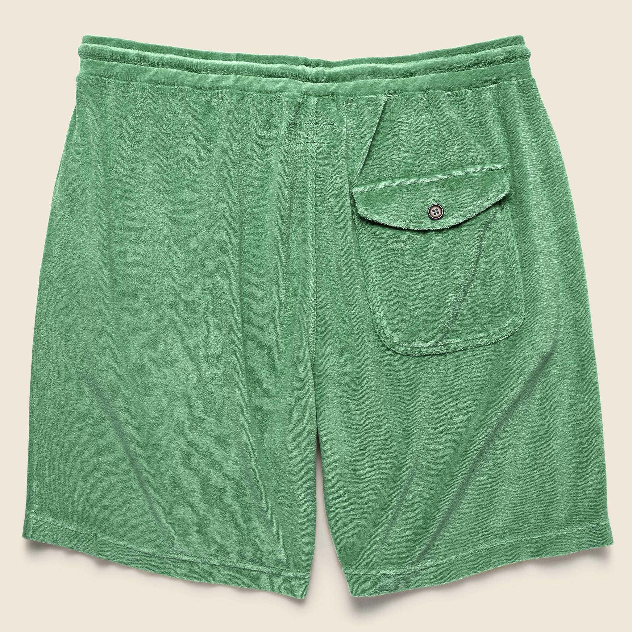 
                          Terry Fleece Beach Short - Green - Universal Works - STAG Provisions - Shorts - Lounge
                        