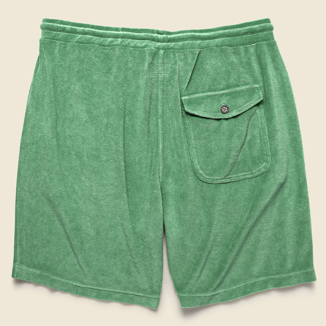 Terry Fleece Beach Short - Green - Universal Works - STAG Provisions - Shorts - Lounge