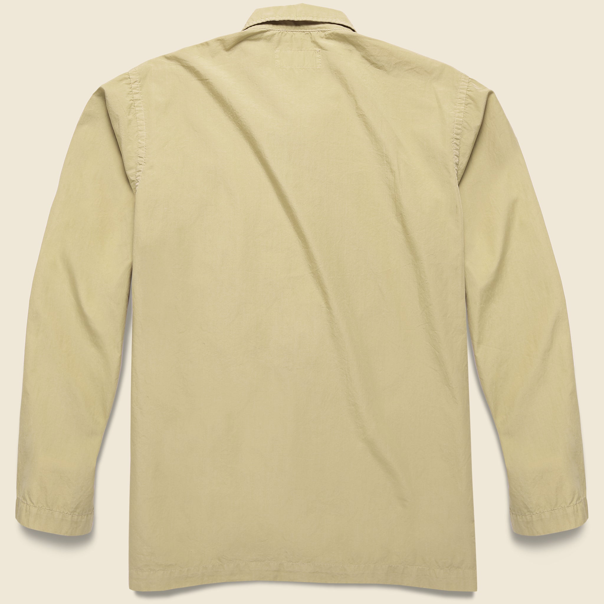 
                          Bakers Poplin Overshirt - Sand - Universal Works - STAG Provisions - Tops - L/S Woven - Overshirt
                        