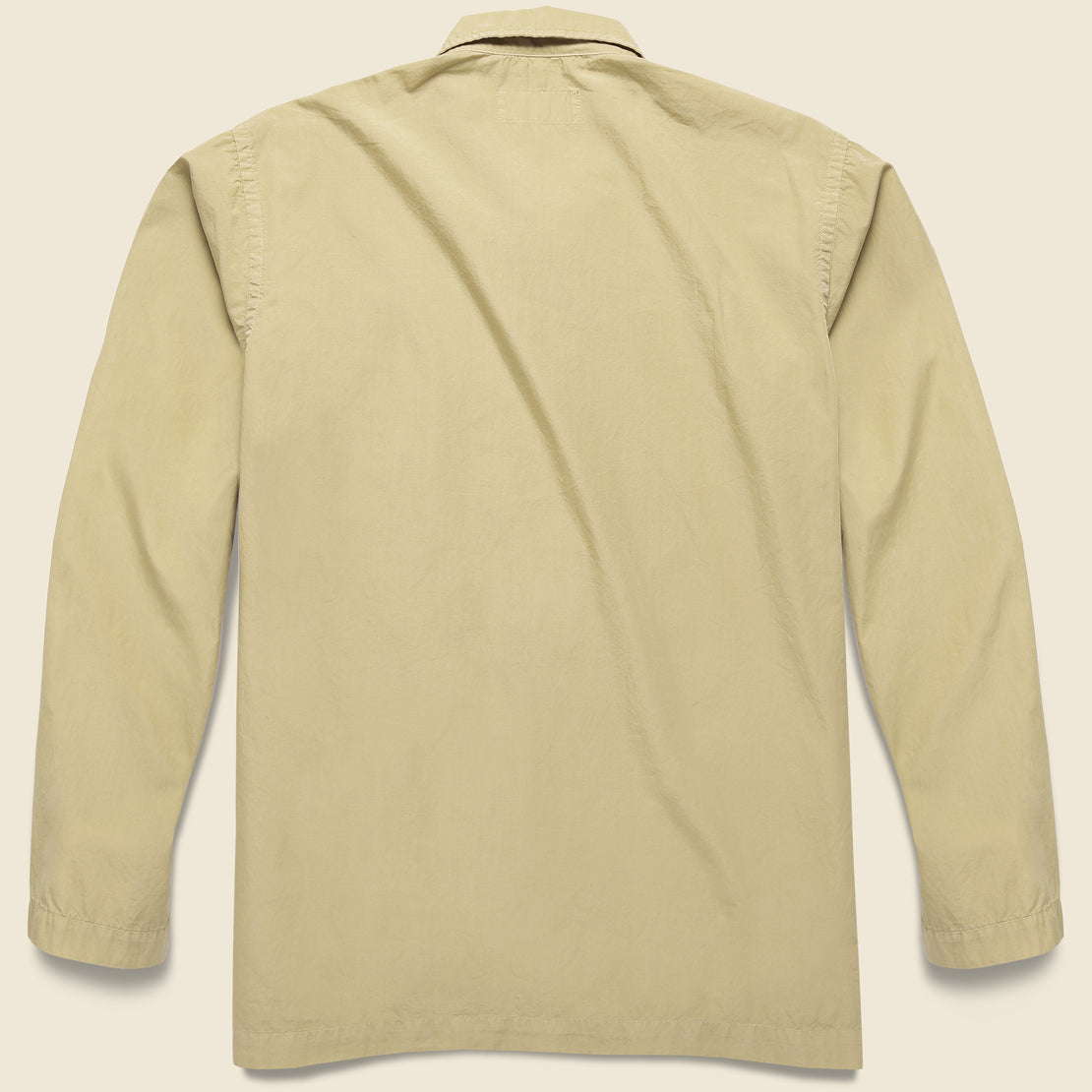 Bakers Poplin Overshirt - Sand - Universal Works - STAG Provisions - Tops - L/S Woven - Overshirt