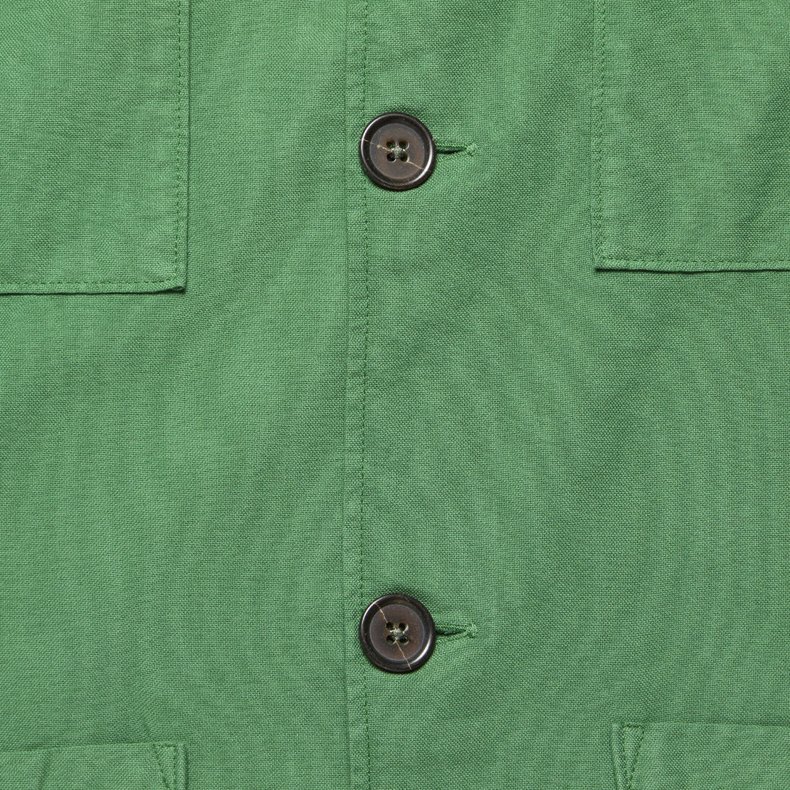 Oxford Dockside Overshirt - Green - Universal Works - STAG Provisions - Tops - L/S Woven - Overshirt